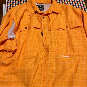 Mens Drake button down short sleeve S